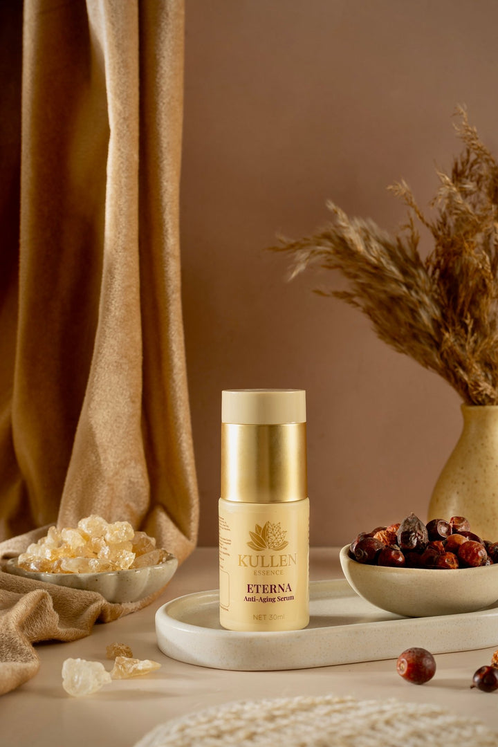 Kullen Eterna Bakuchiol Night Oil 30ml bottle with Peptides and Rosehip