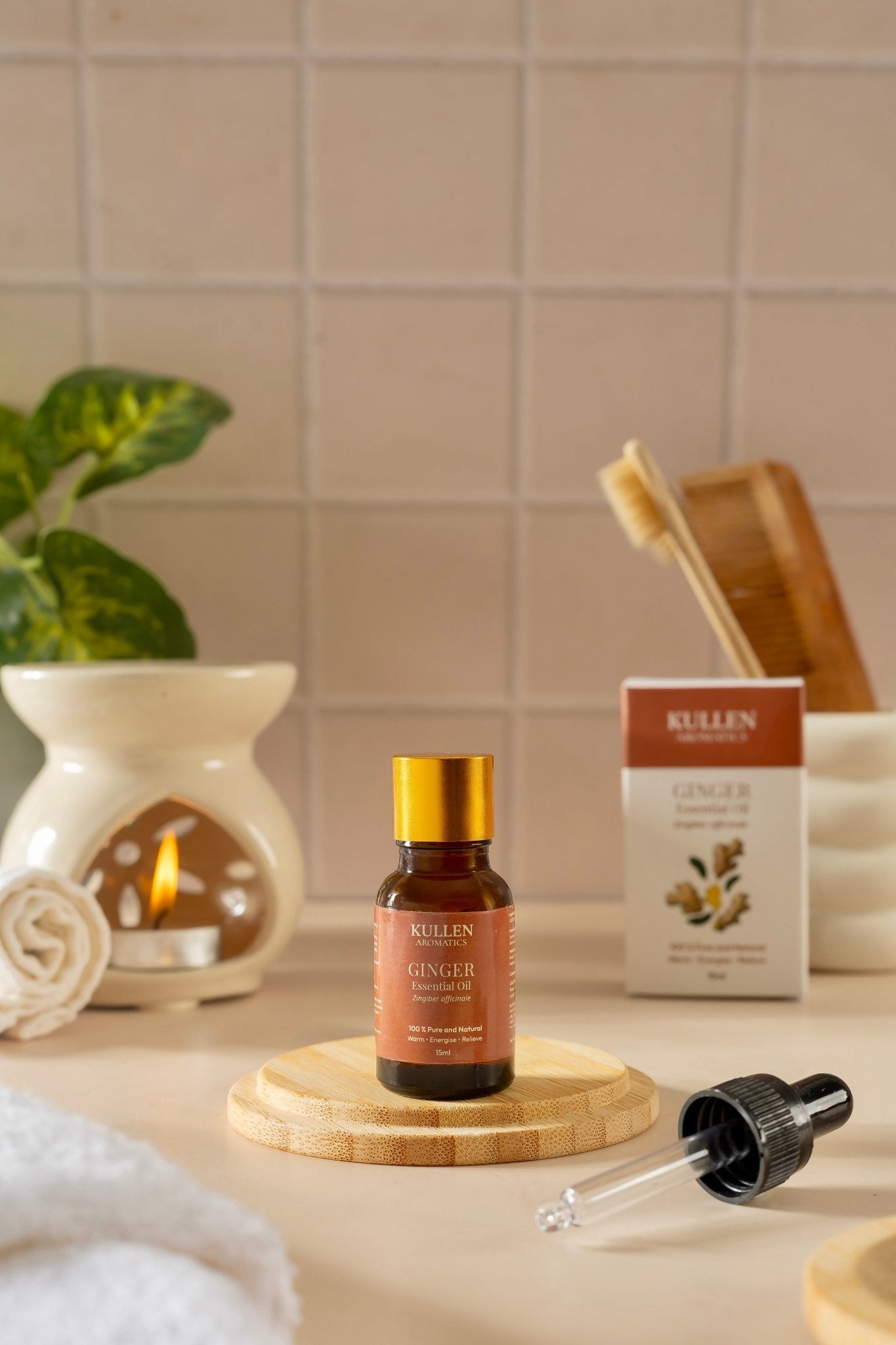 Ginger Essential Oil | 100% Pure & Natural | 15ml - KullenGinger Essential Oil | 100% Pure & Natural | 15mlEssential Oils